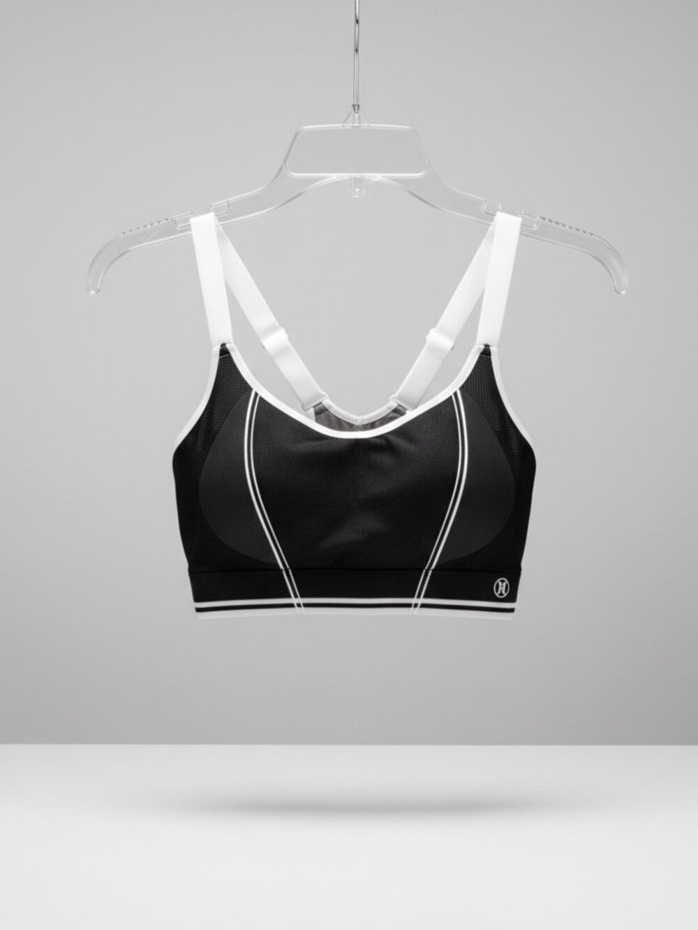 New, New Balance Sports Bra - Black & White - Large